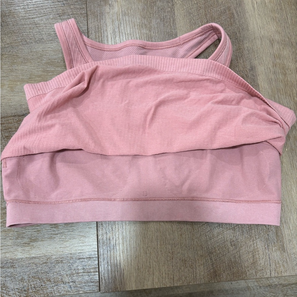 Lululemon Ribbed Cropped Racerback Tank • Size 12 • - Picture 3 of 3